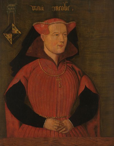 Porträt von Jacoba von Bayern, Gräfin von Holland und Zeeland, ca. 1480 von Netherlandish School